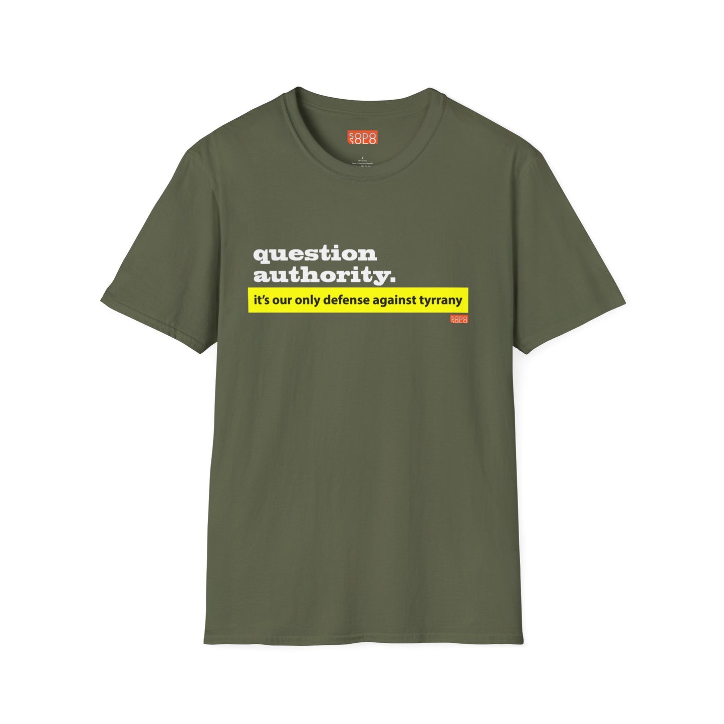 Question Authority - T-Shirt - Dark