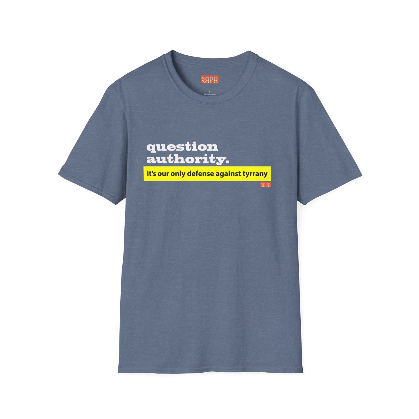 Question Authority - T-Shirt - Dark