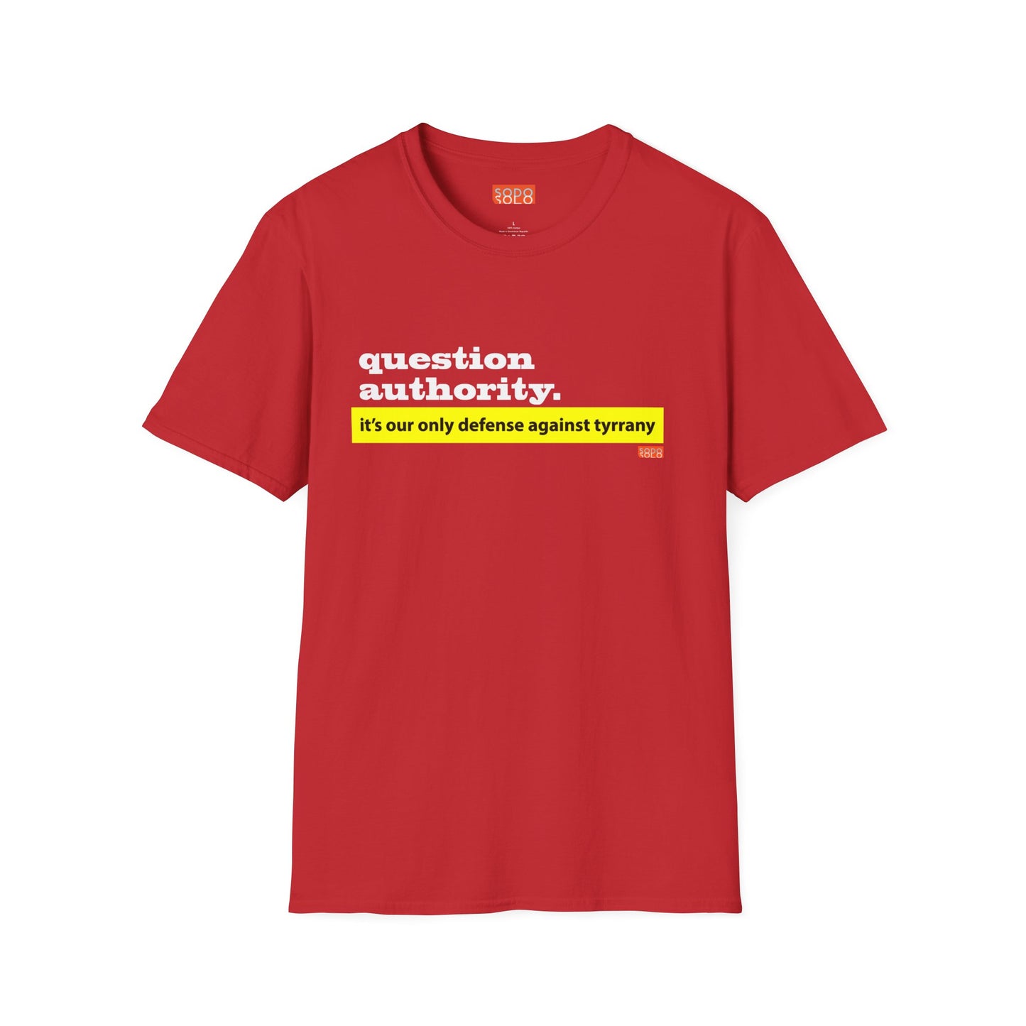 Question Authority - T-Shirt - Dark