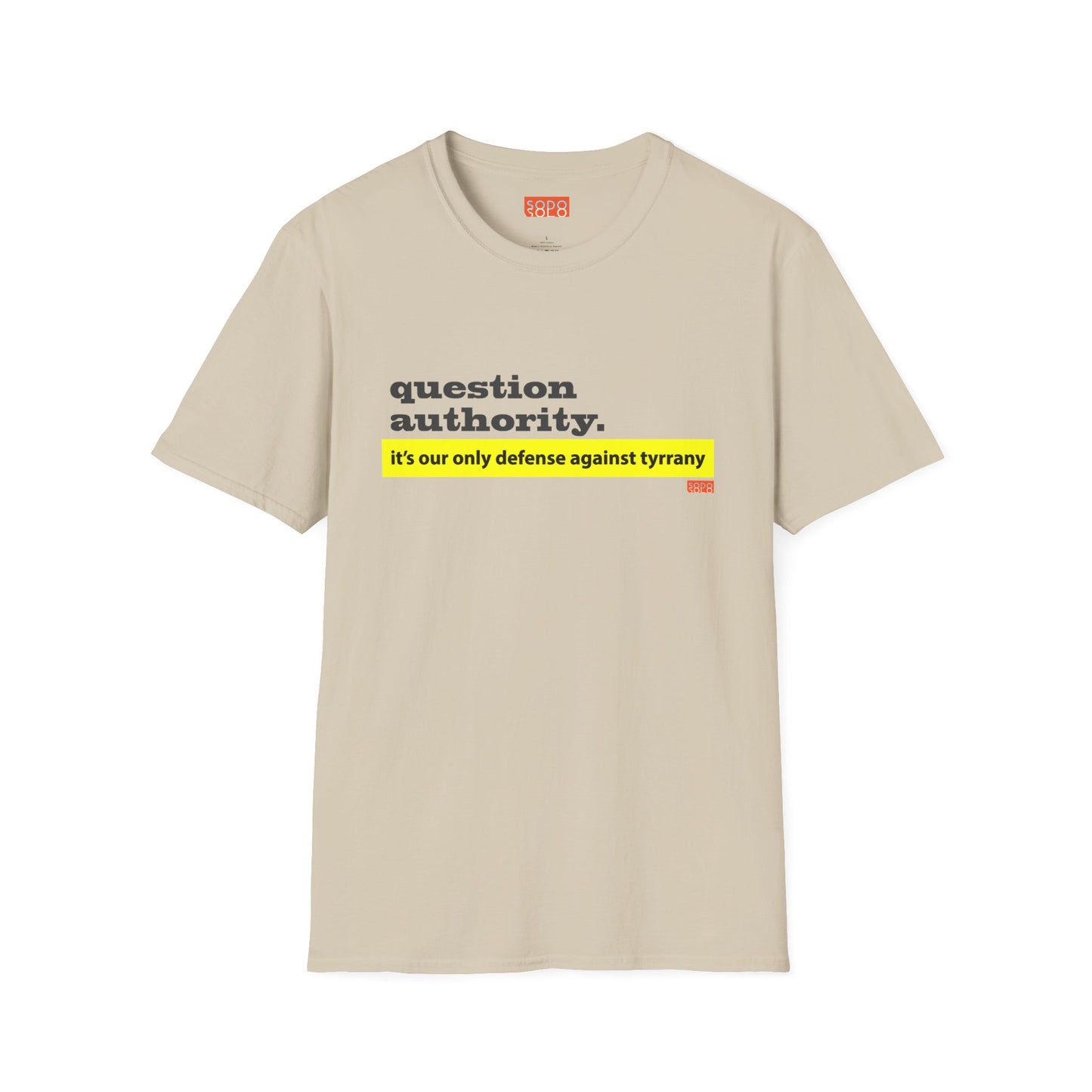 Question Authority - T-Shirt - Light