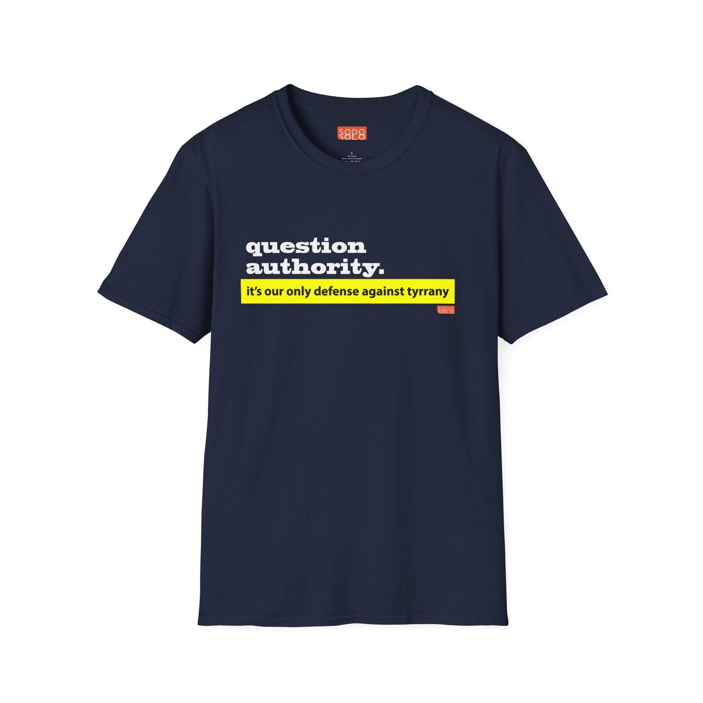 Question Authority - T-Shirt - Dark