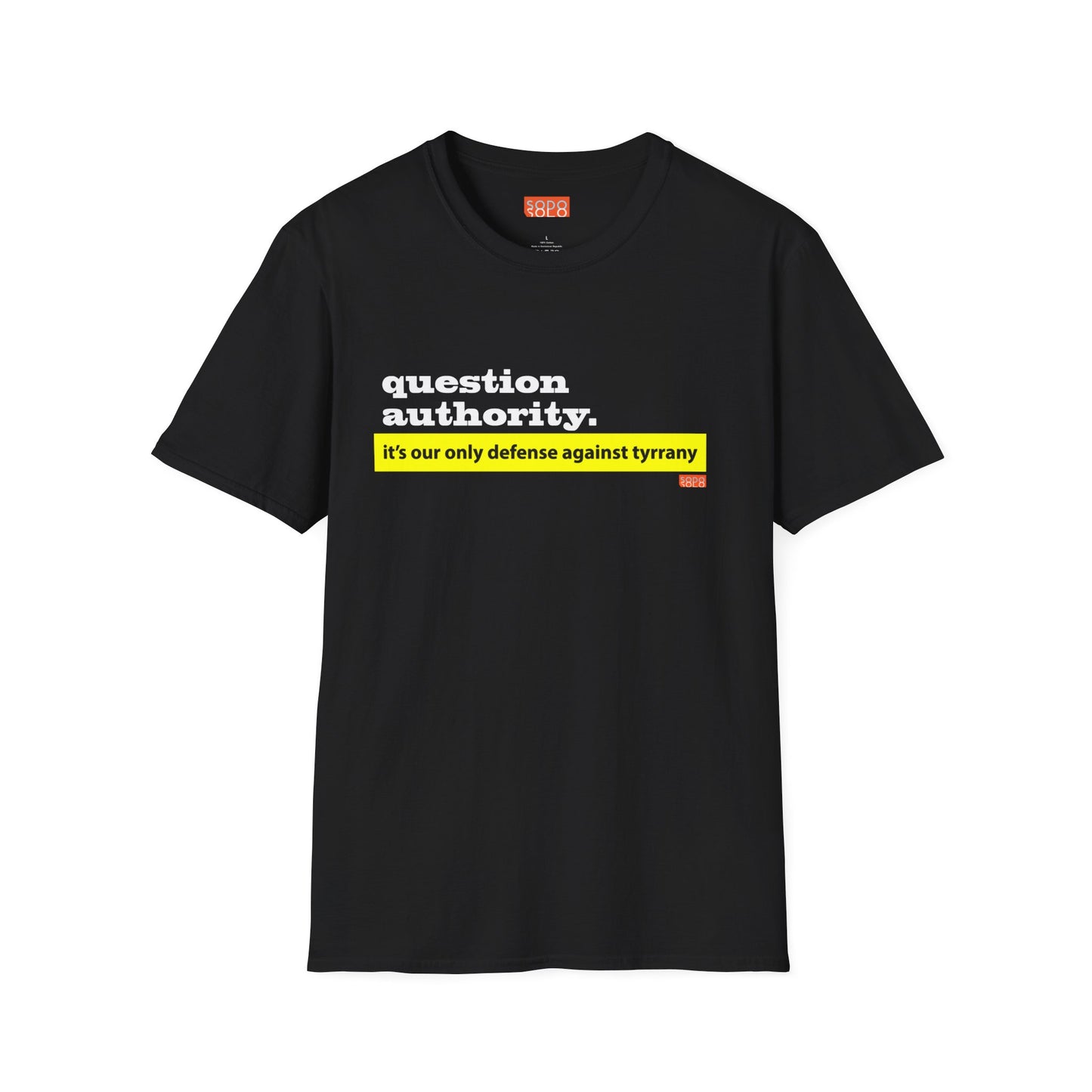 Question Authority - T-Shirt - Dark