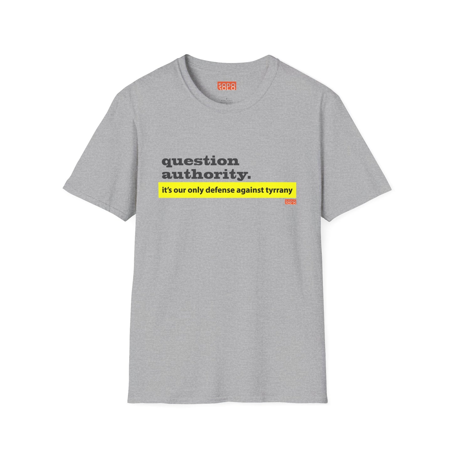 Question Authority - T-Shirt - Light