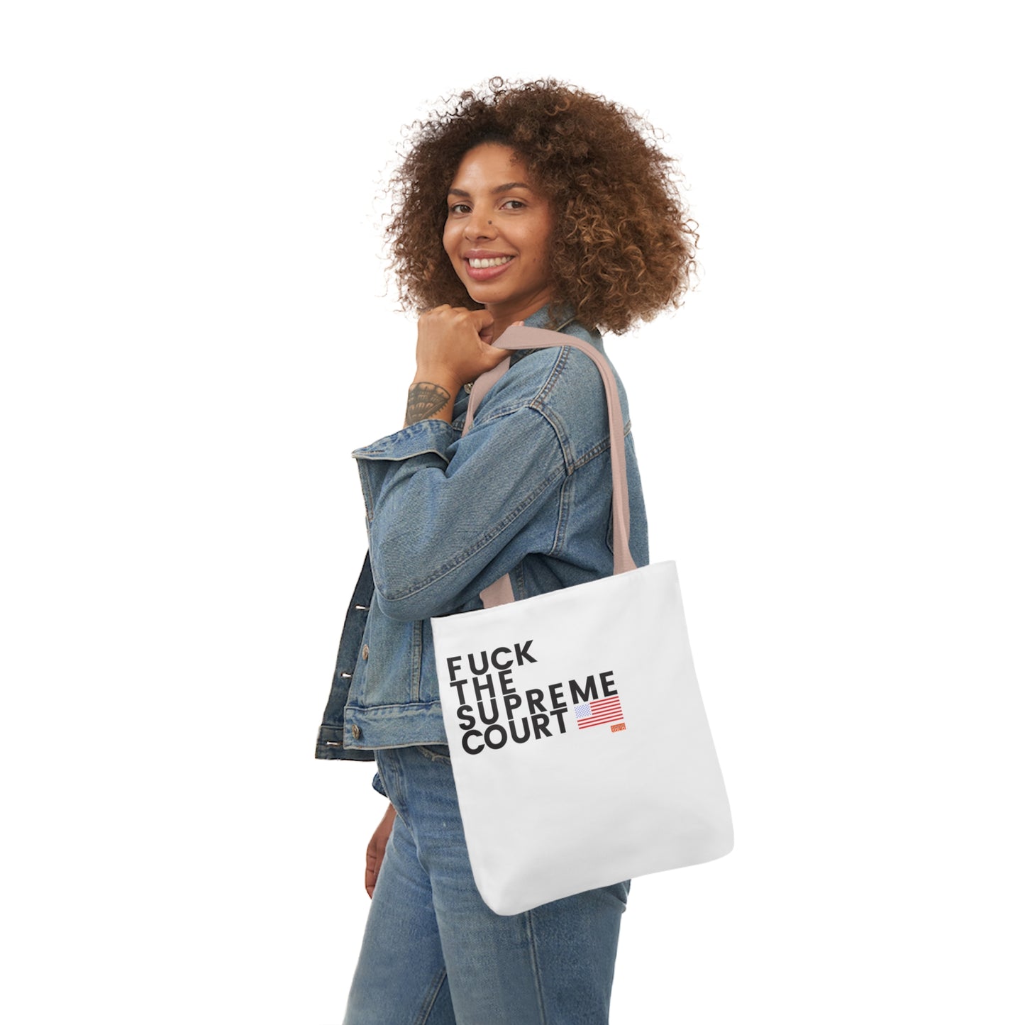F*ck the Supreme Court Canvas Tote Bag, 5-Color Straps